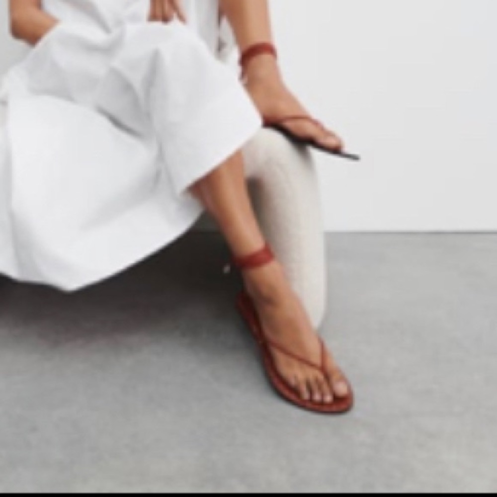 Lace up sandals